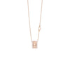 Belle Époque Reel Pink Gold and Diamonds Necklace, 8.3mm